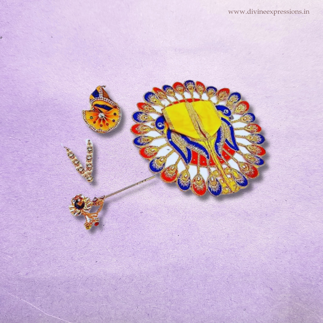 Dress set with accessories for Kanhaji Dress set with accessories for Kanhaji