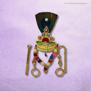 Accessories set with Mukut for Kanhaji