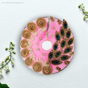 Designer Peacock dress for Ladoo Gopal