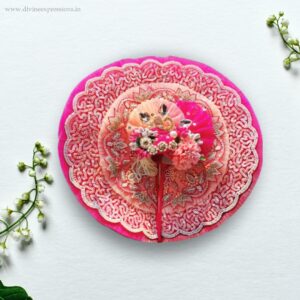 Pink Zarri work Dress For Thakur Ji