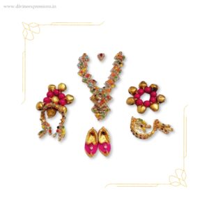 Red Jewellery set for Kanhaji