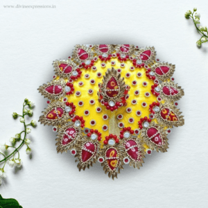 Designer Red & Yellow Dress for Thakur ji