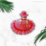 laddu gopal summer dress red colour