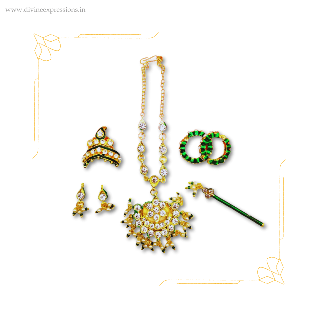 Jewellery set for Kanha ji Jewellery set for Kanha ji