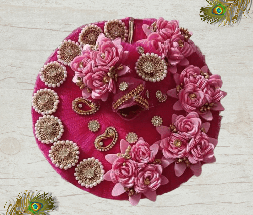 laddu Gopal Flower Dress with pagdi for krishnaji, kanhaji, bal Gopal ji